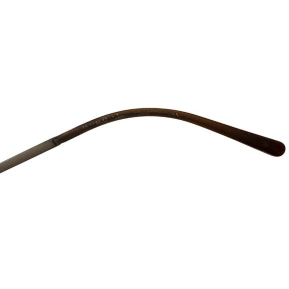 Burberry Gold Aviator Sunglasses with Check Case - Picture 7 of 9